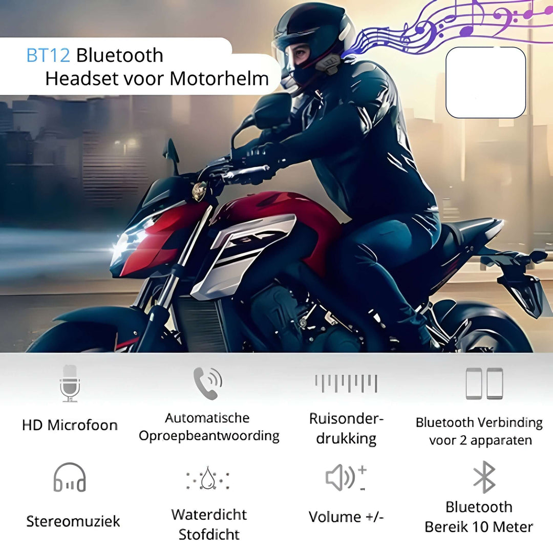 Kabelloses Motorradhelm Headset