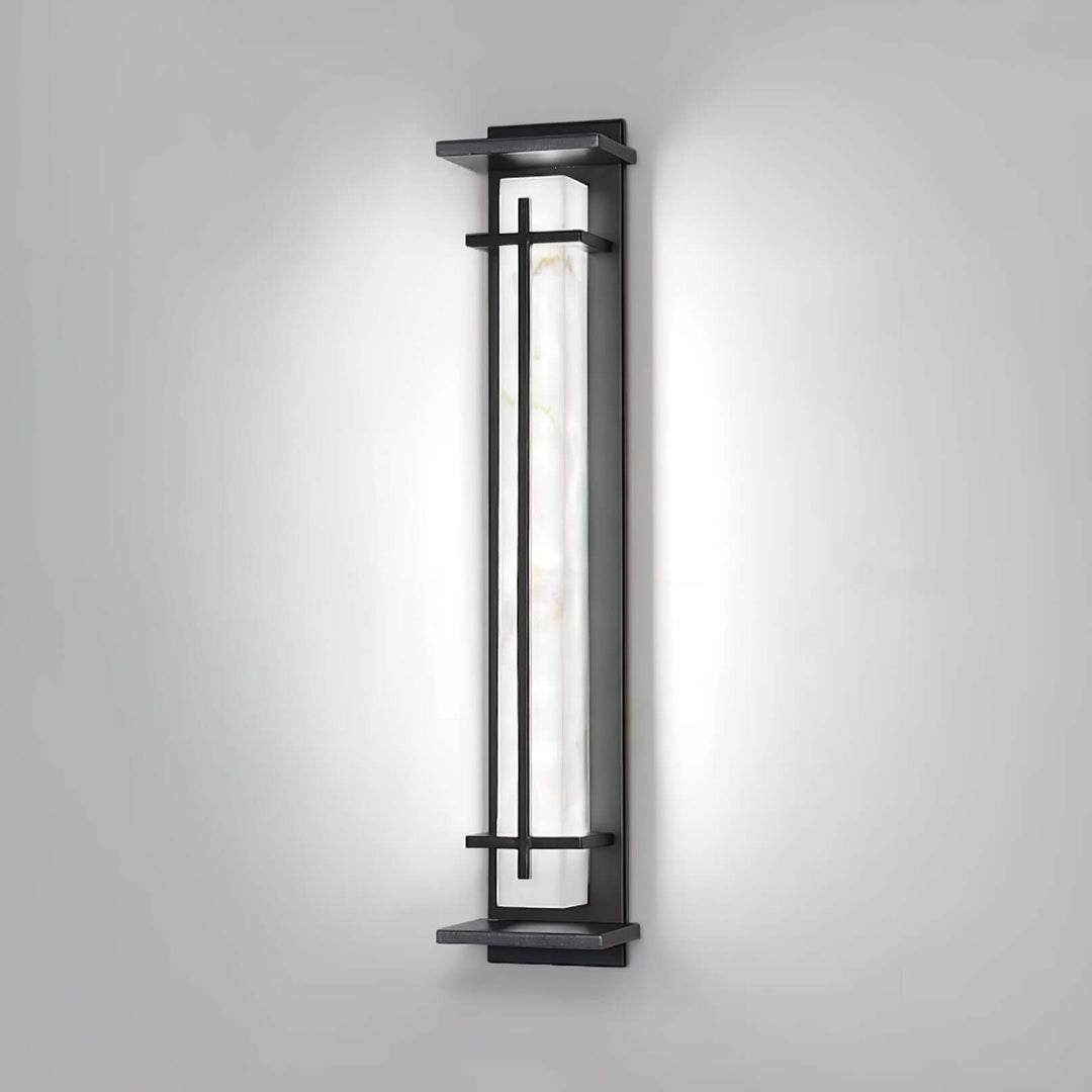 Quadratische LED-Außenwandleuchte