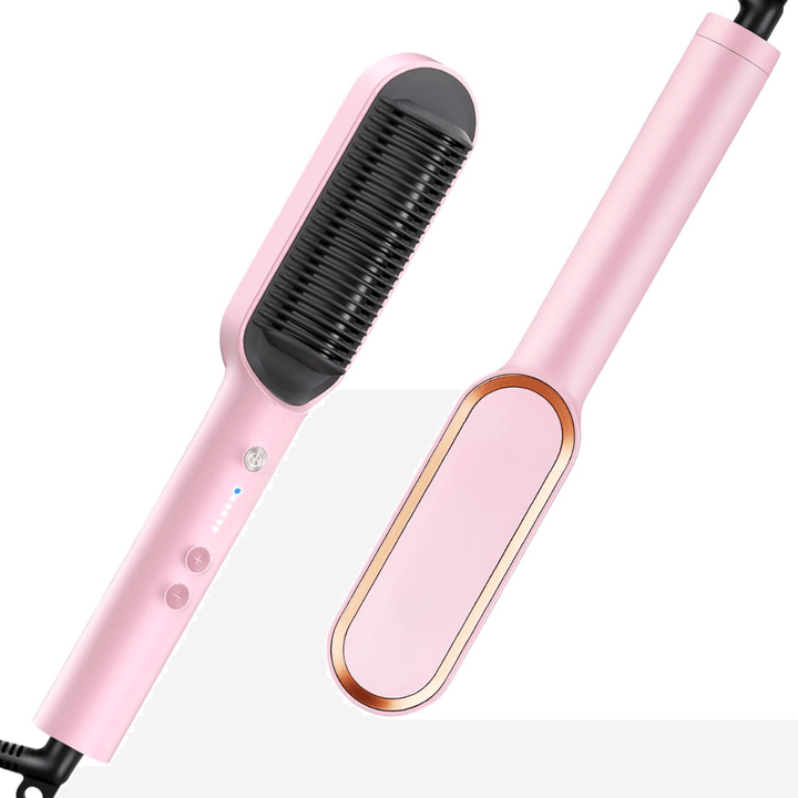 Glättende Haarbürste - 5 Heizstufen, schnelles Aufheizen