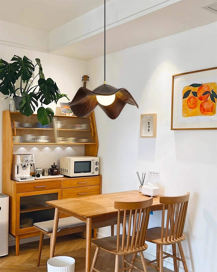 Lampe suspendue design en forme de fleur de lotus