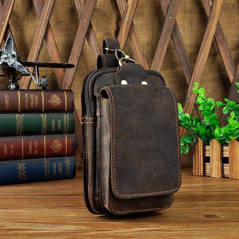 Sac banane en cuir pour homme