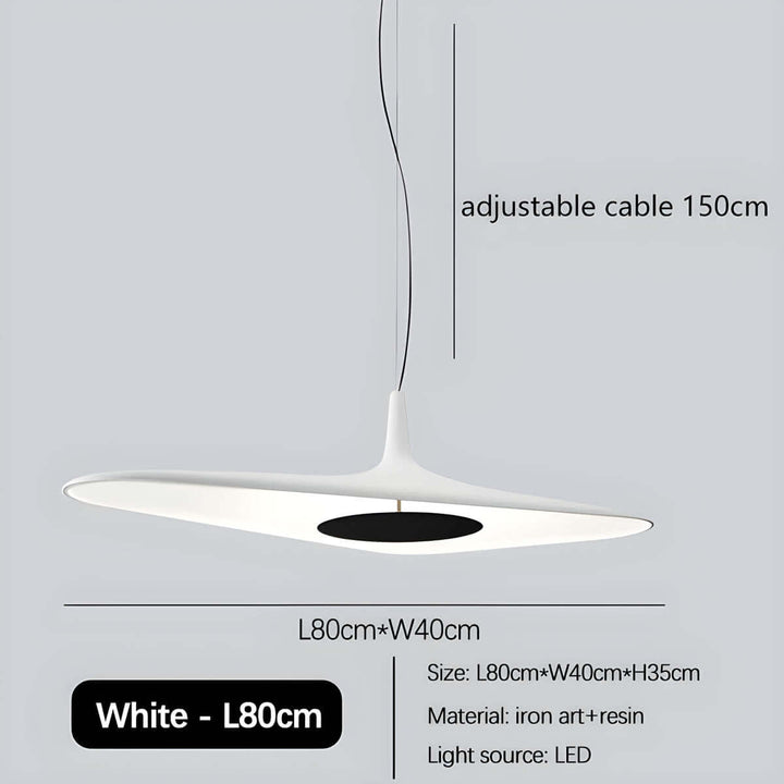 Suspension design, résine moderne, 60/80cm