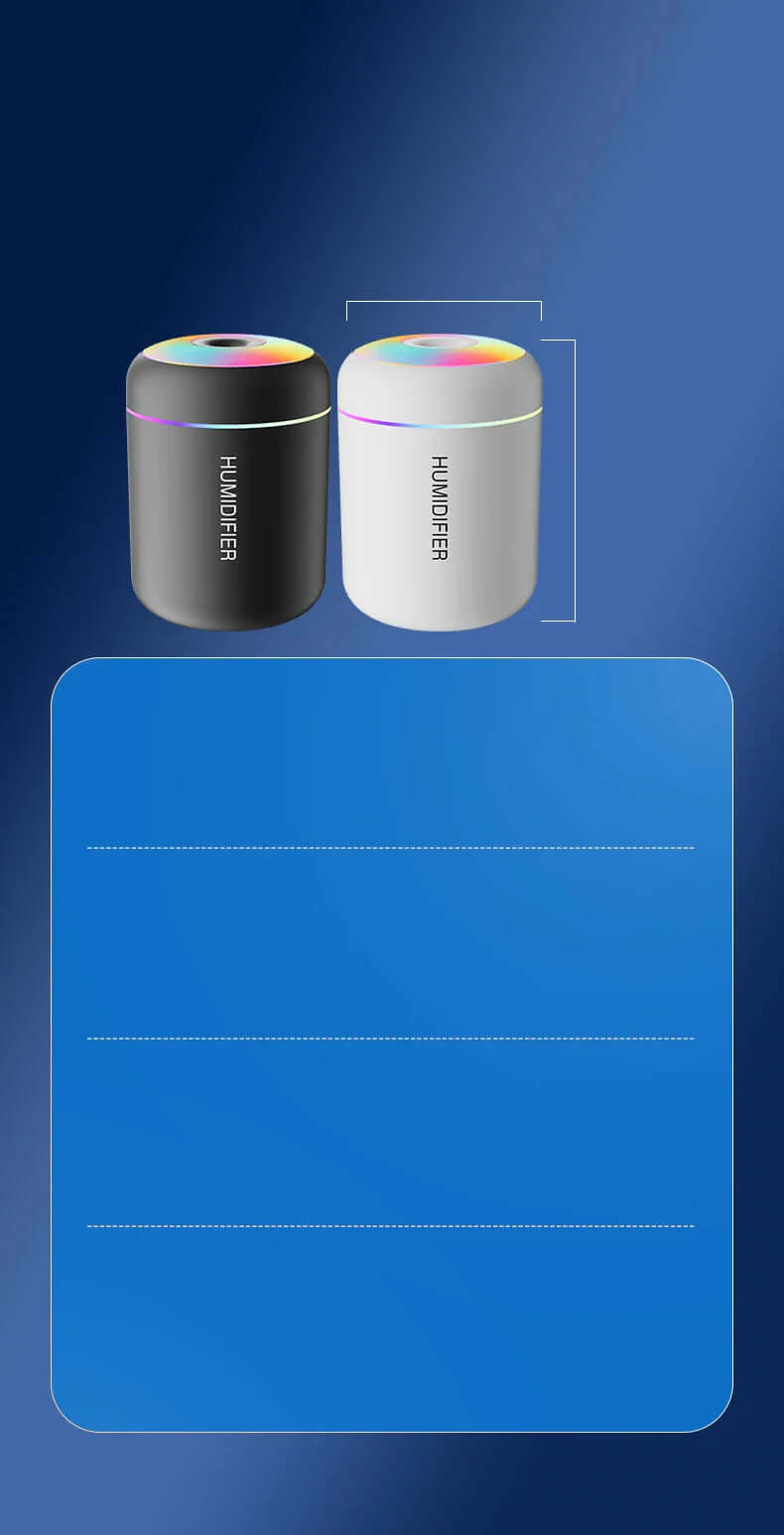 Mini humidificateur, USB, aromathérapie