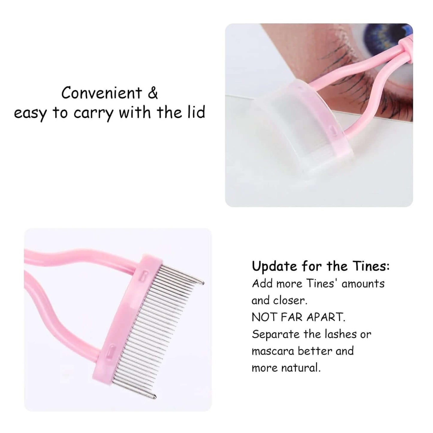 Wimpernkamm & Separator - Präzision für makellose Wimpern