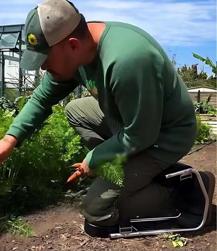 2-in-1 Gartenknieschoner & Hocker - Gartenhilfe