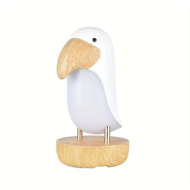 Veilleuse LED rechargeable en forme d'oiseau