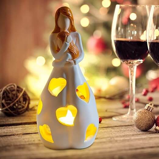 Lampe décorative Love Light, 22 cm, beige