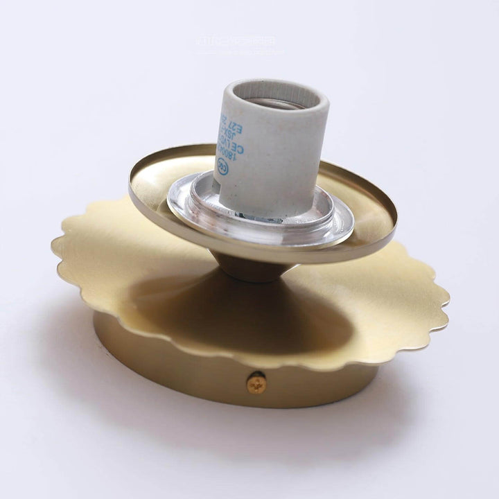 Applique murale moderne en verre rose