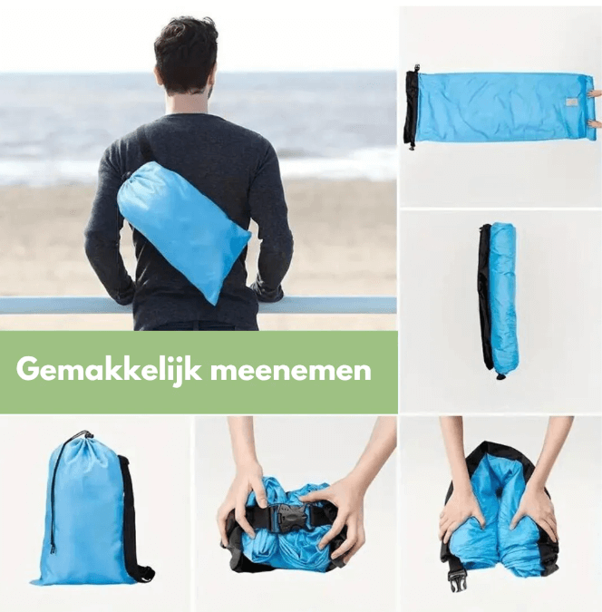 Tragbarer Luft-Loungesessel - Komfort für unterwegs