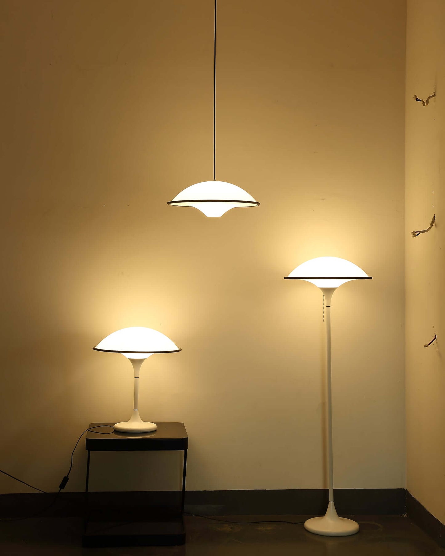 Designer Tischlampe Fontana Schwarz