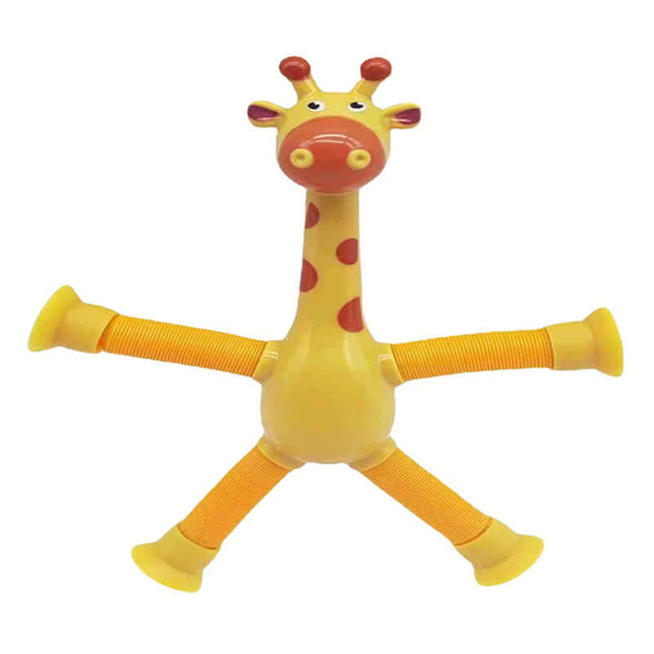 Flexibles Giraffenspielzeug mit Saugnapf