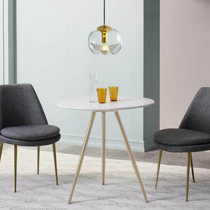 Suspension moderne en forme de vague - luminaire en verre