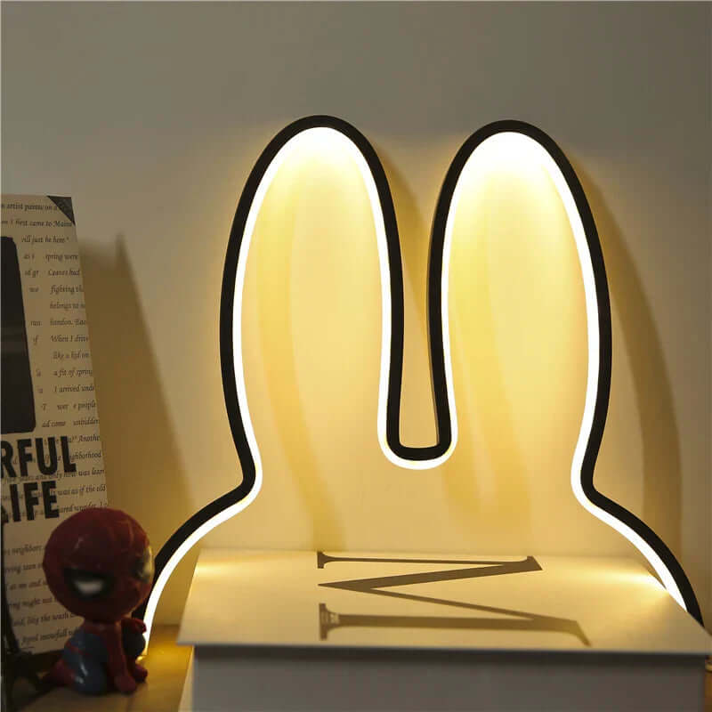 Veilleuse LED lapin, rechargeable par USB