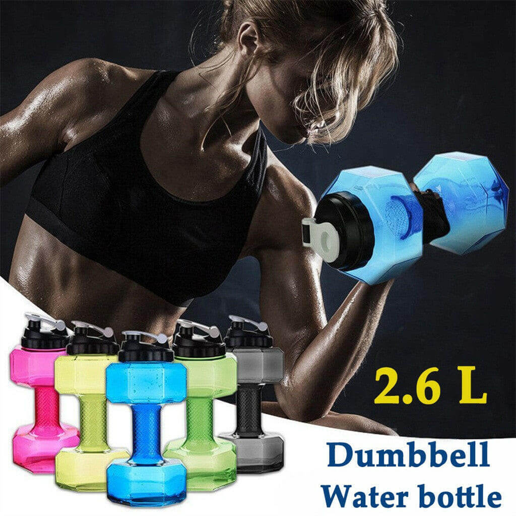 2-in-1 Trinkflasche & Hantel - Fitness & Alltag