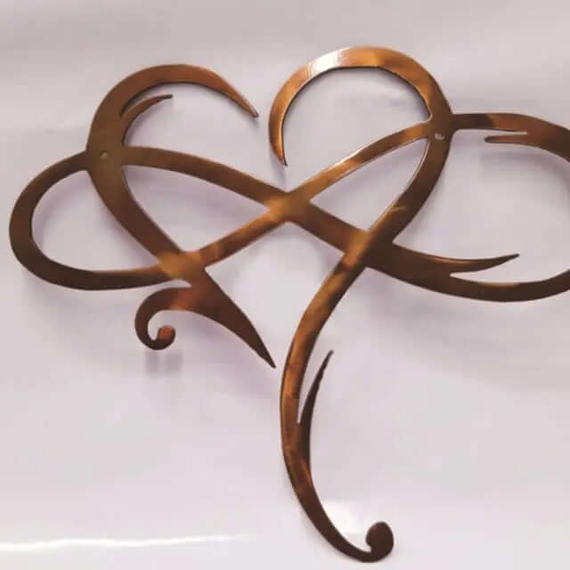 Wanddeko Metall Herz Unendlich Deko Liebe