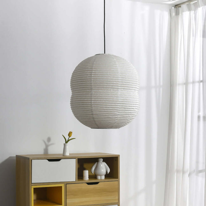 Mini lampe suspendue en papier washi