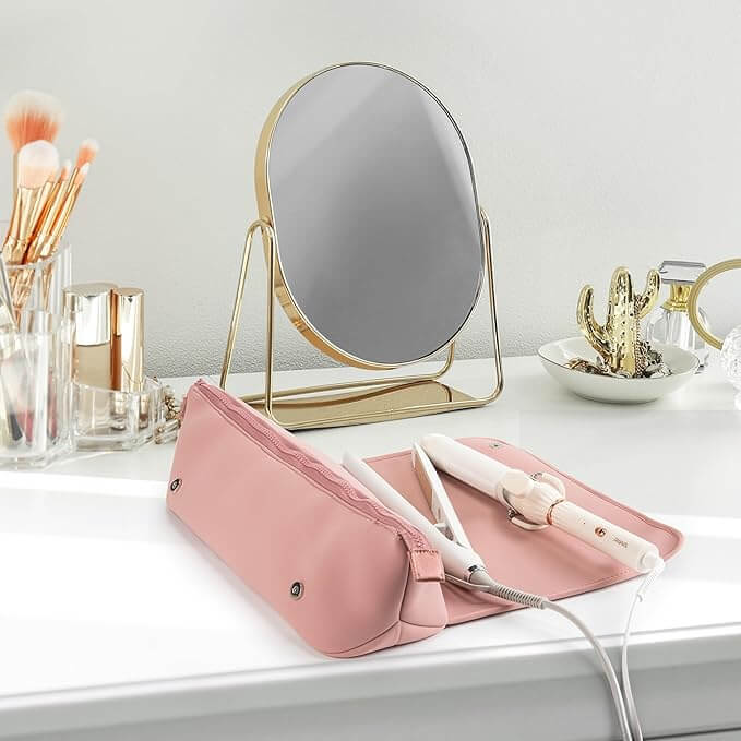 Hitzebeständige Styling-Matte & Reisetasche 2-in-1