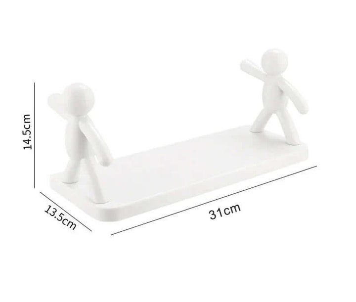 Modulares Regal System, 120x40x180cm, MDF & Stahl