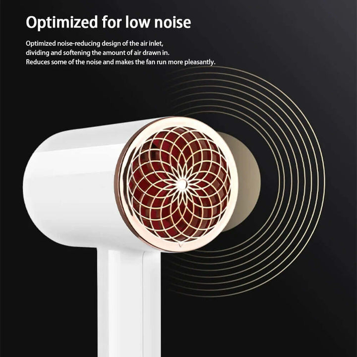 Sèche-cheveux 2400W avec technologie ionique - Séchage rapide et doux