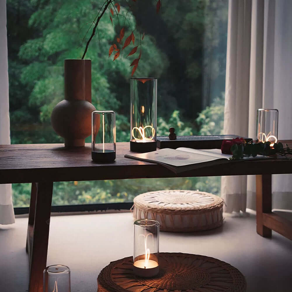 Mini lampe de table magnétique à LED avec lumière d'ambiance