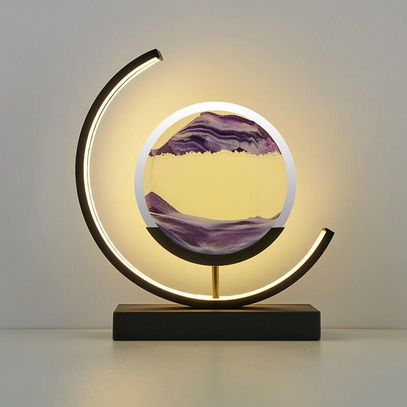 3D Sandbild Tischlampe - Dynamische Kunst