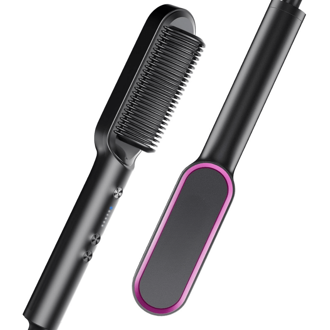 Glättende Haarbürste - 5 Heizstufen, schnelles Aufheizen