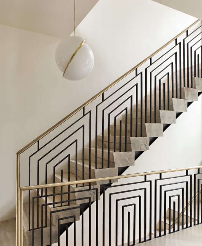 Suspension en forme de lune Design moderne