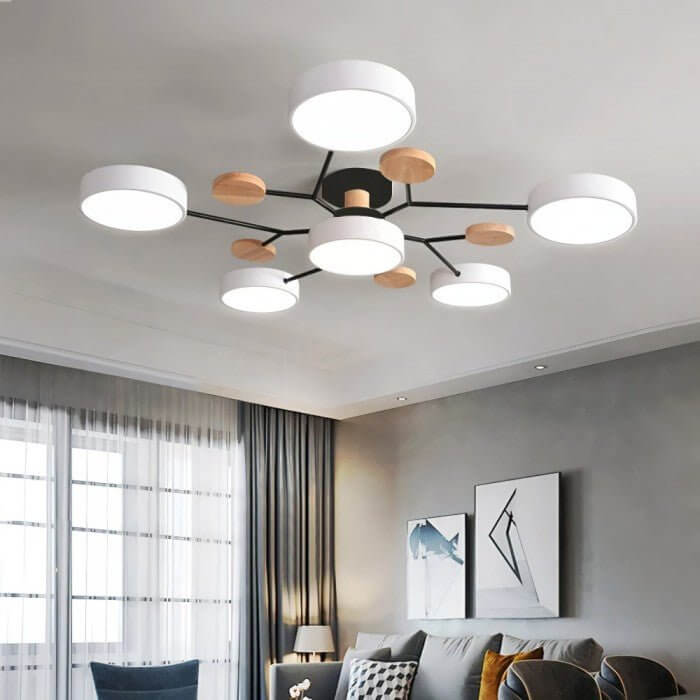 Verzweigte LED-Deckenleuchte Modernes Design