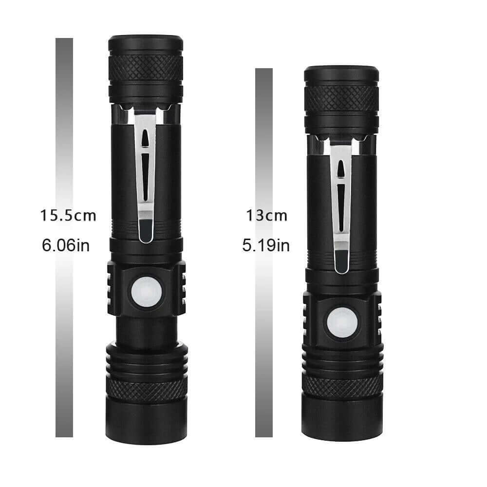90000LM LED Taktische Taschenlampe Zoombar