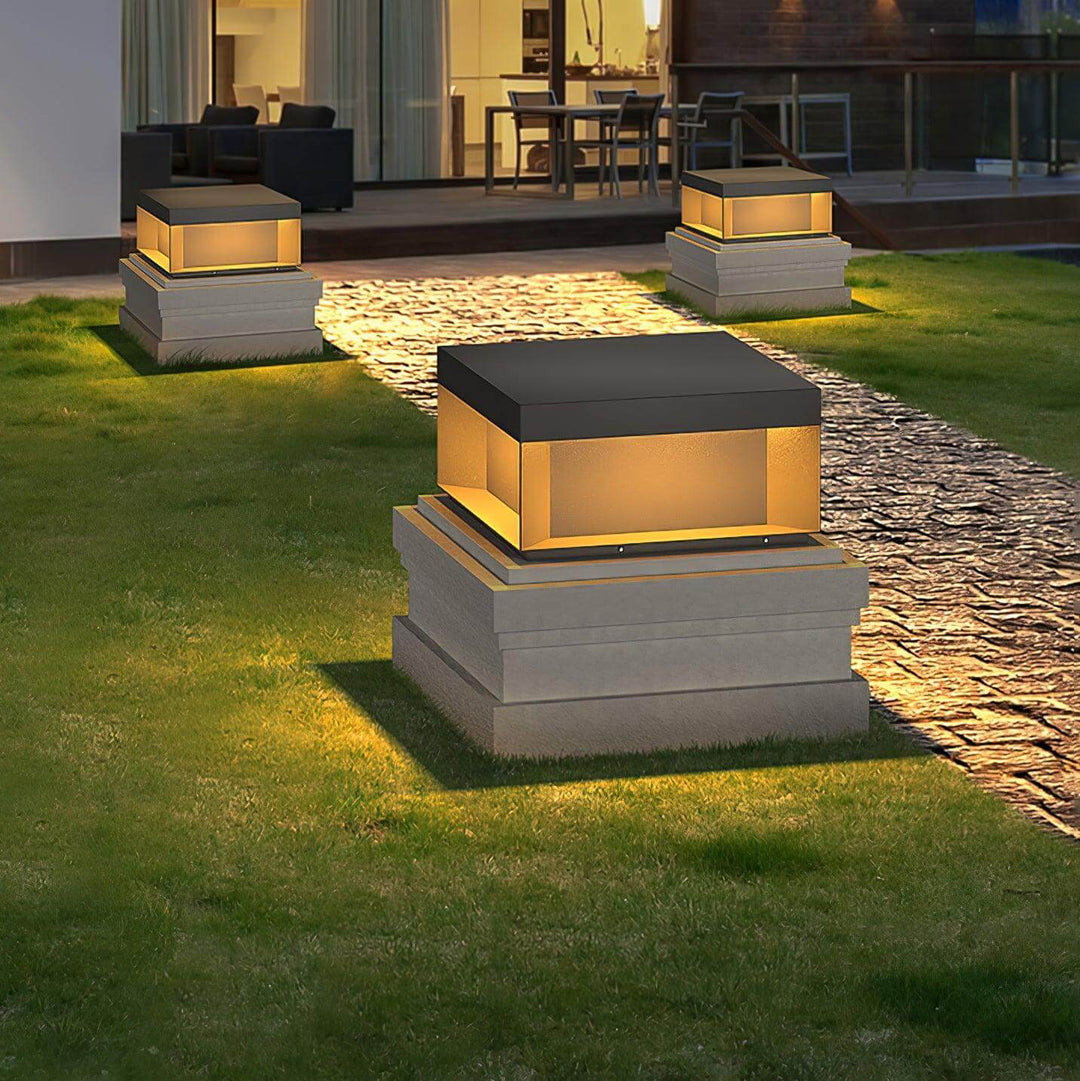 Solar-Außenpfostenleuchte - wetterfest