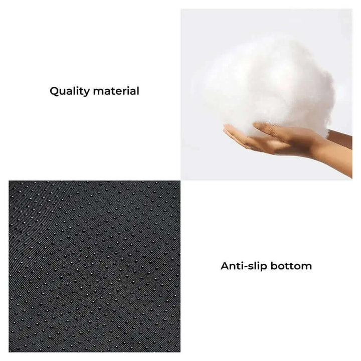 Panier lavable en peluche pour animaux de compagnie - Orthopédique et confortable