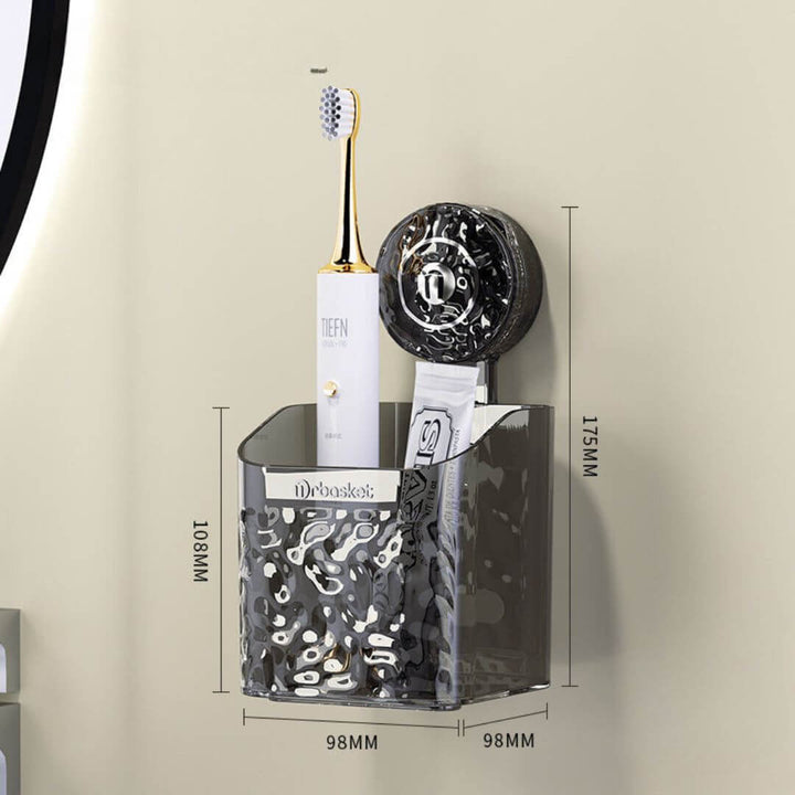 Étagère de salle de bain avec ventouses - gain de place