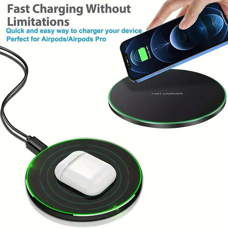 30W Induktionsladegerät Schnellladestation für Smartphones