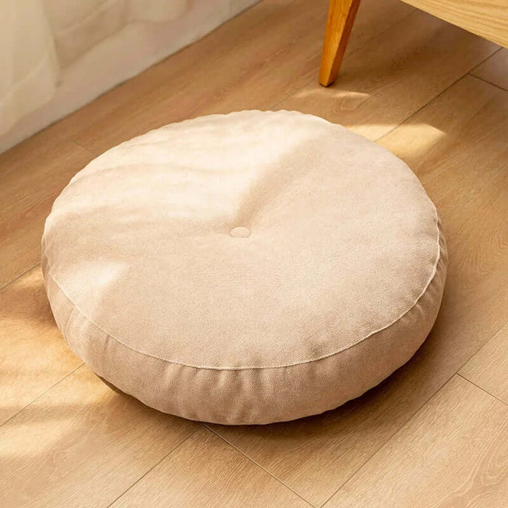 Coussin de méditation rond - confort et détente