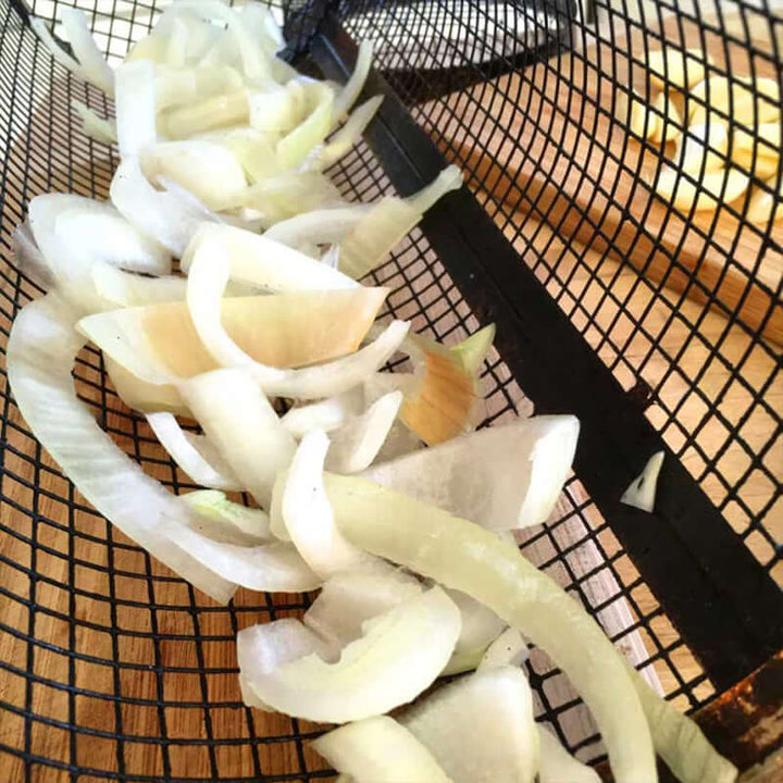 Drehbarer Grillkorb Edelstahl