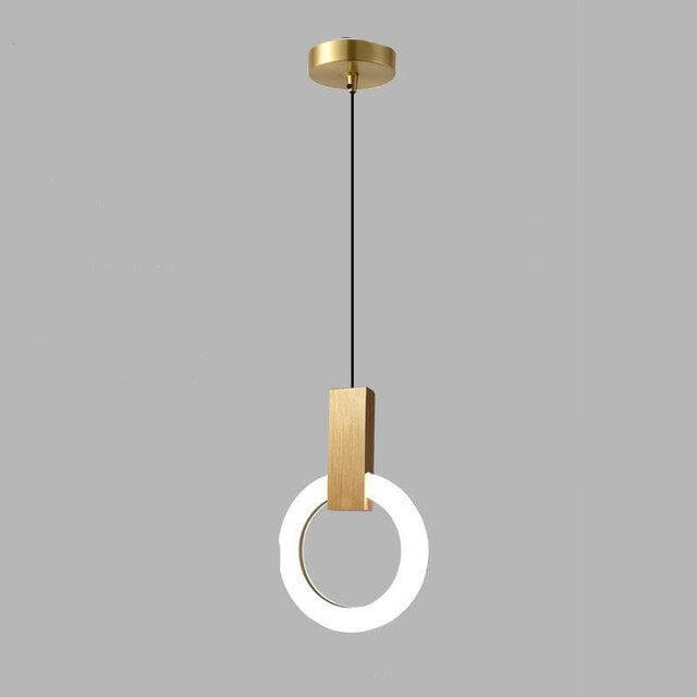 Suspension annulaire LED moderne