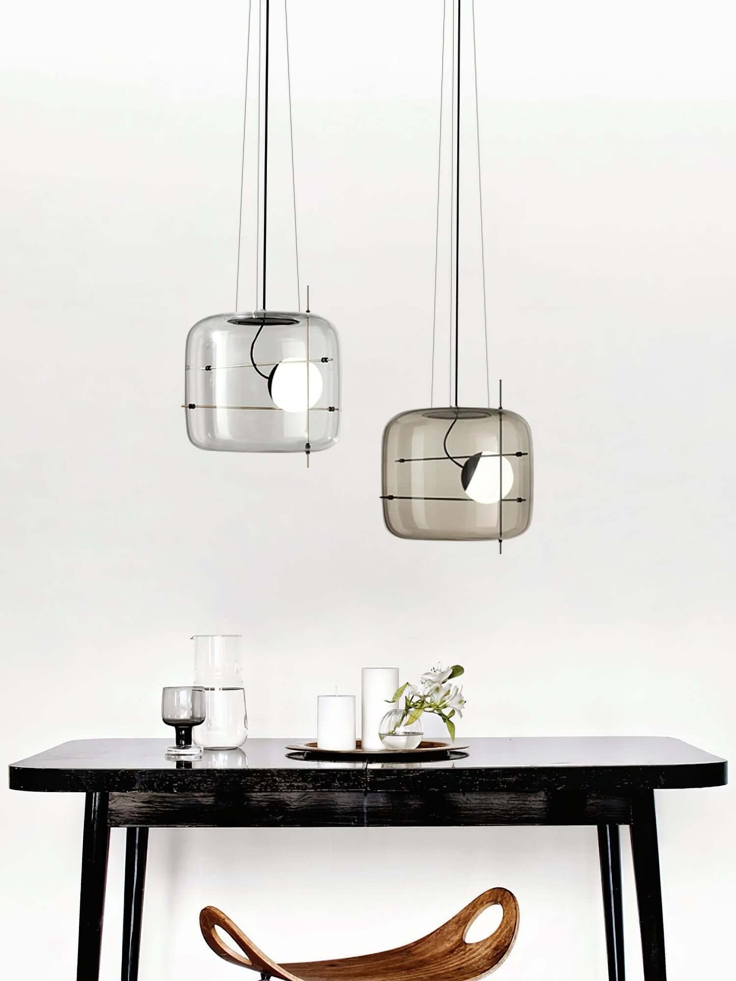 Moderne Glas Pendelleuchte Ø 30cm