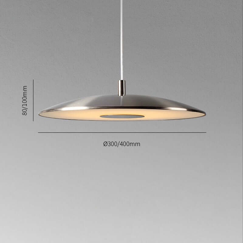 Suspension LED moderne - fer nickel
