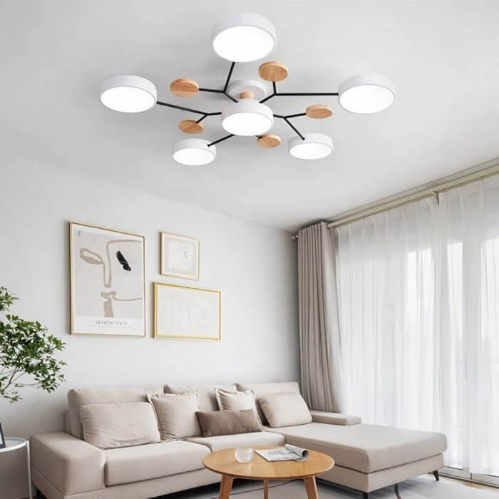 Verzweigte LED-Deckenleuchte Modernes Design