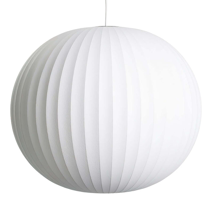 Lampe suspendue moderne blanche - soie et acier