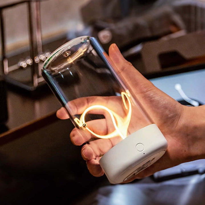 Mini lampe de table magnétique à LED avec lumière d'ambiance