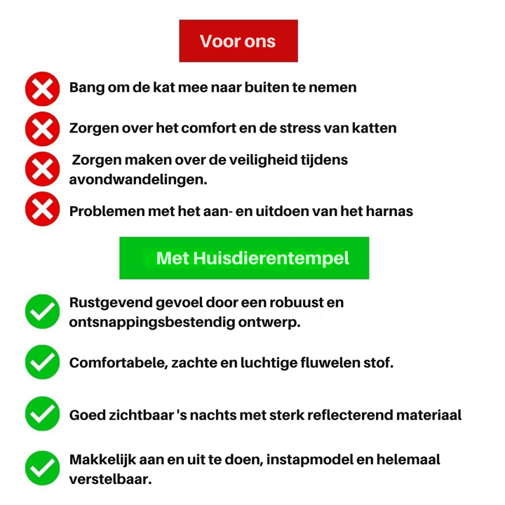Ausbruchsicheres Katzengeschirr