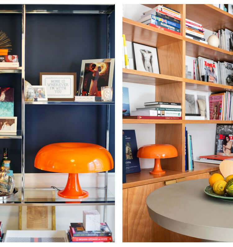 Lampe de table LED moderne au design champignon