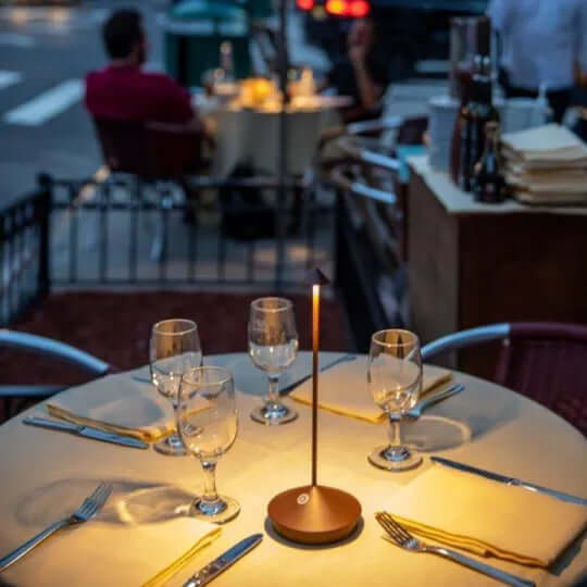 Lampe de table LED, dimmable - étanche