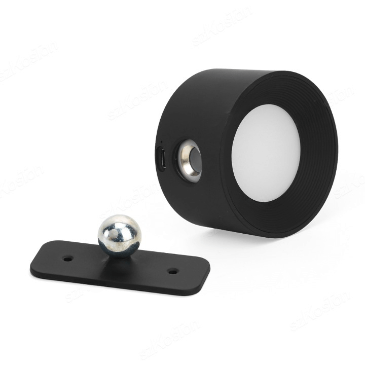 Kabellose LED Wandleuchte mit 360° Rotation