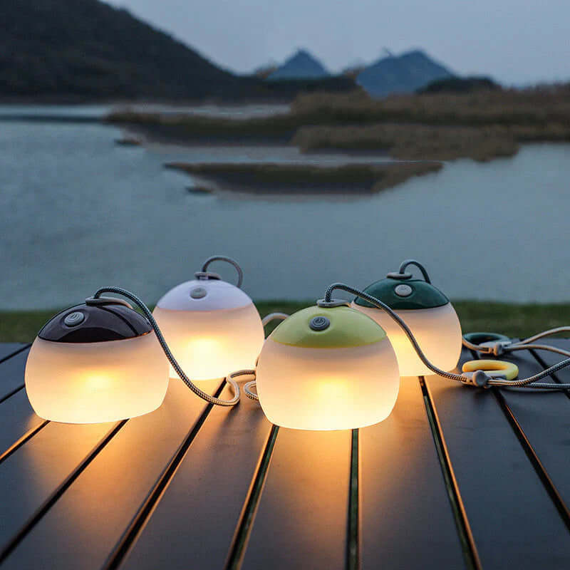 Multifunktionale Vintage Campinglampe