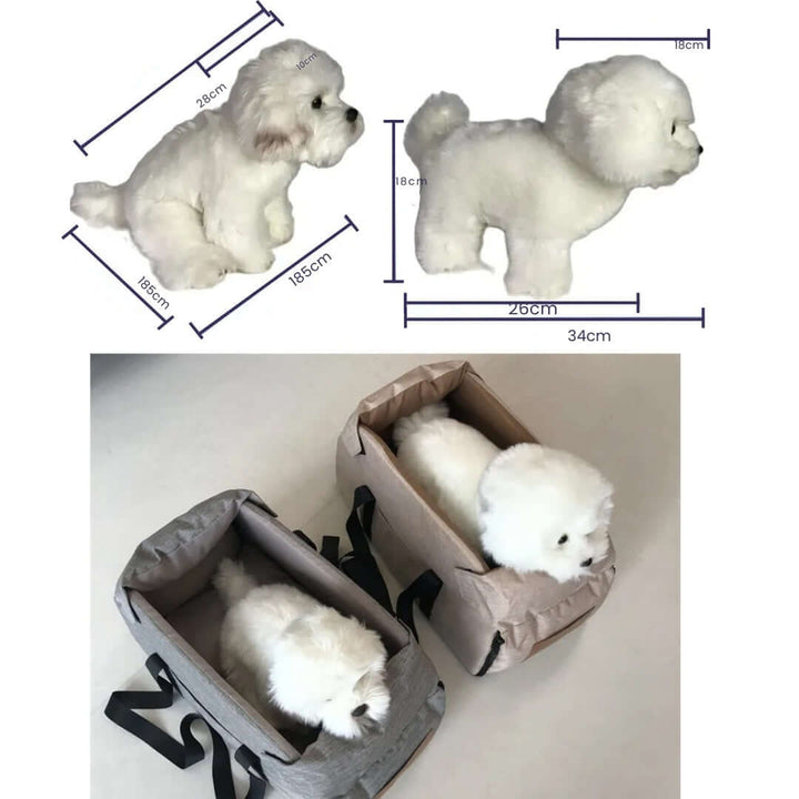 Pouf pour chien pour voyager en toute sécurité