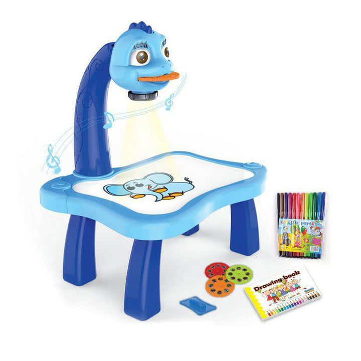 Kinder LED Zeichenprojektor mit Musik - Kreativ Set