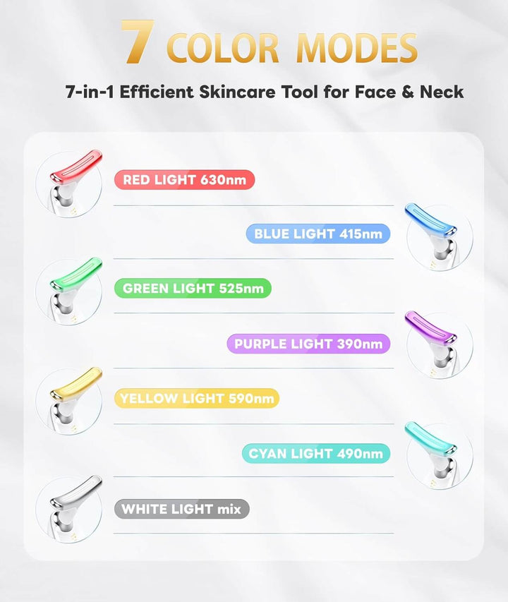 7-Farben LED Gesichtsmassagegerät