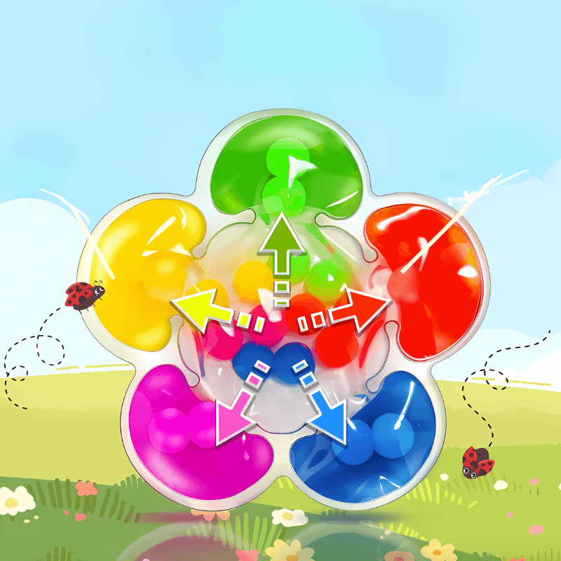 Sensorisches Spielzeug Set - Farben & Zahlen Lernen